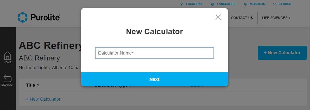 New Calculator name